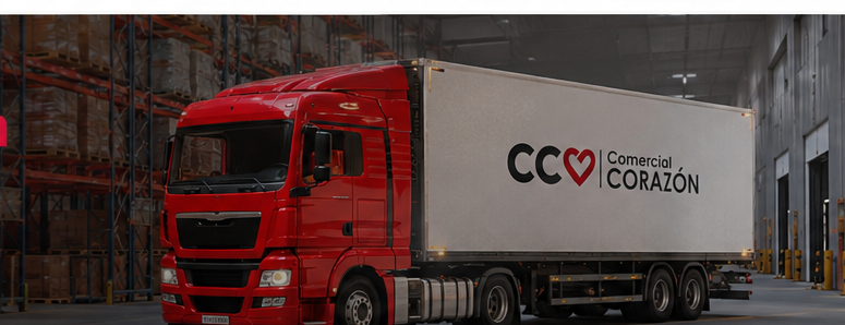 Camión Comercial Corazón